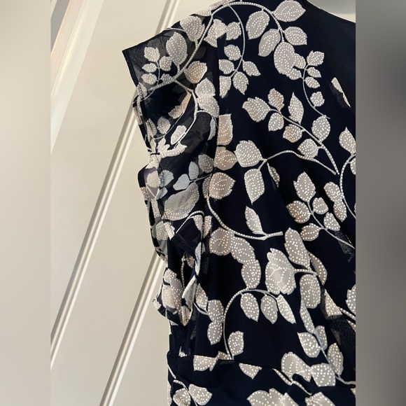 Jessica Howard Puff-Print A-Line midi dress. Size 16 W. NWT - Picture 5 of 10